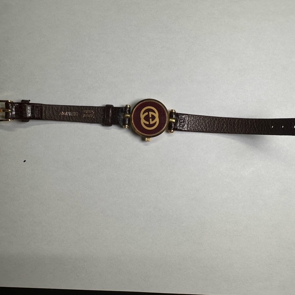 Gucci Quartz Ladies Watch with Leather Band circa 1960s' - Picture 3 of 4